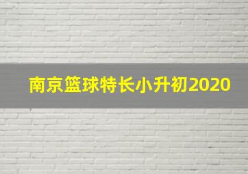 南京篮球特长小升初2020