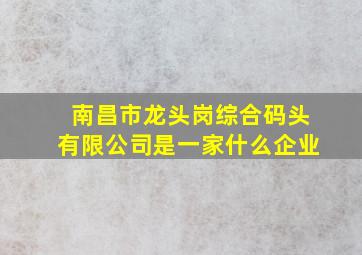 南昌市龙头岗综合码头有限公司是一家什么企业