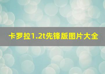 卡罗拉1.2t先锋版图片大全