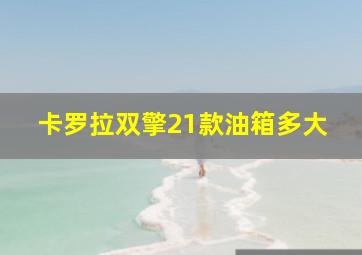 卡罗拉双擎21款油箱多大