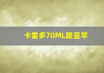 卡雷多70ML路亚竿