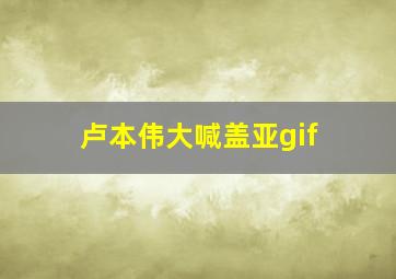 卢本伟大喊盖亚gif