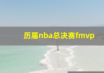 历届nba总决赛fmvp