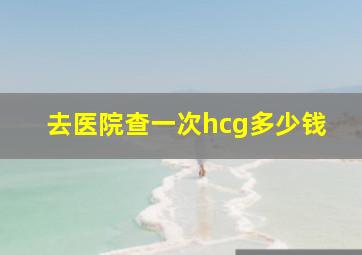 去医院查一次hcg多少钱