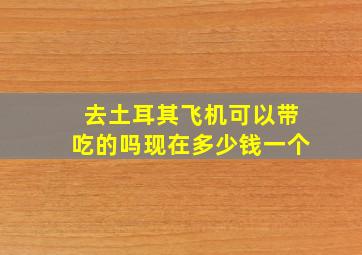 去土耳其飞机可以带吃的吗现在多少钱一个