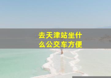 去天津站坐什么公交车方便