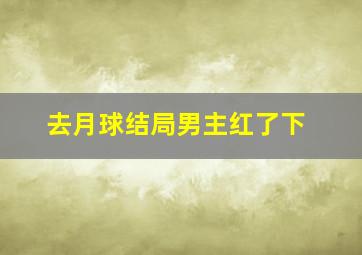 去月球结局男主红了下