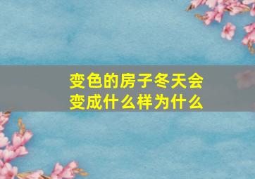 变色的房子冬天会变成什么样为什么