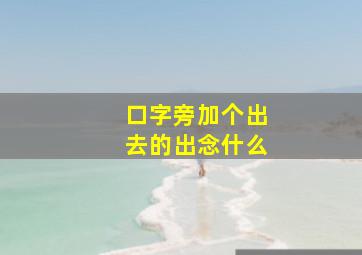 口字旁加个出去的出念什么