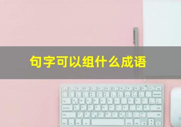 句字可以组什么成语