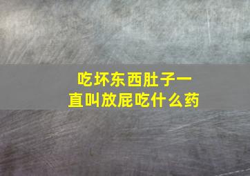 吃坏东西肚子一直叫放屁吃什么药