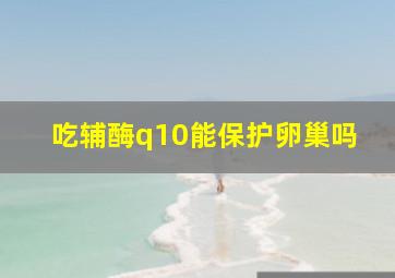 吃辅酶q10能保护卵巢吗