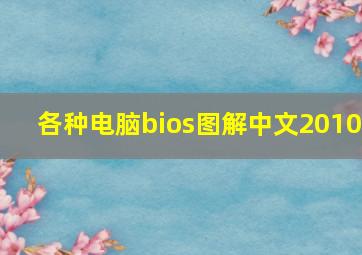 各种电脑bios图解中文2010