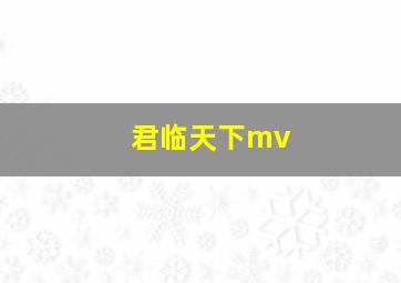 君临天下mv