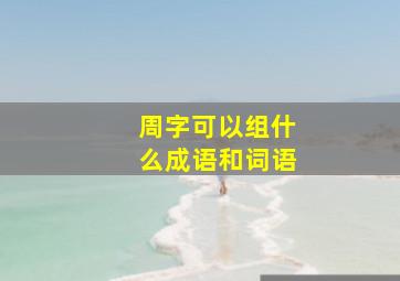 周字可以组什么成语和词语