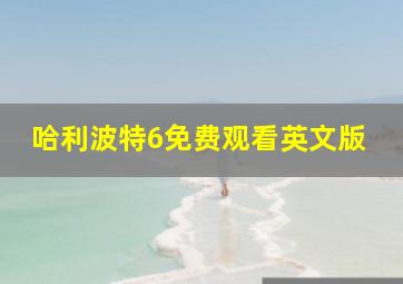 哈利波特6免费观看英文版