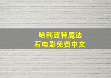 哈利波特魔法石电影免费中文