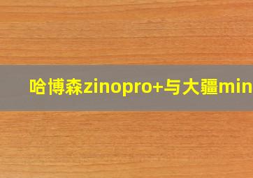 哈博森zinopro+与大疆mini2