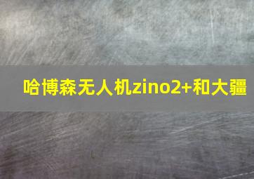 哈博森无人机zino2+和大疆