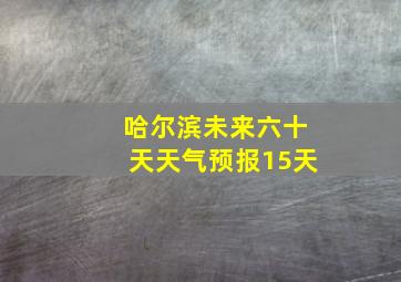 哈尔滨未来六十天天气预报15天