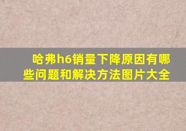 哈弗h6销量下降原因有哪些问题和解决方法图片大全