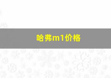 哈弗m1价格