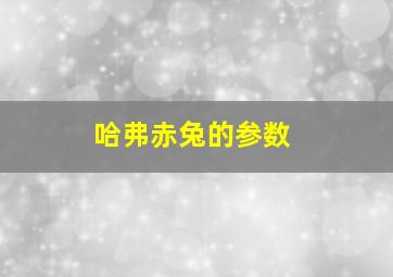 哈弗赤兔的参数