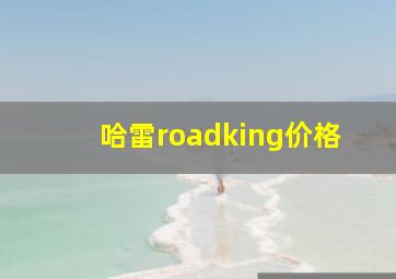 哈雷roadking价格