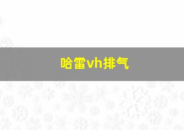 哈雷vh排气