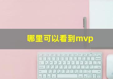 哪里可以看到mvp