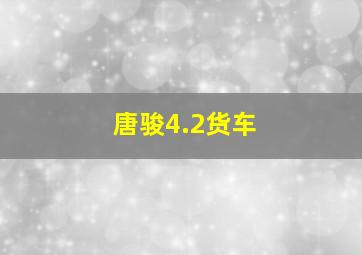 唐骏4.2货车