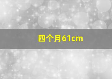 四个月61cm