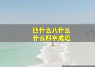 四什么八什么什么四字成语