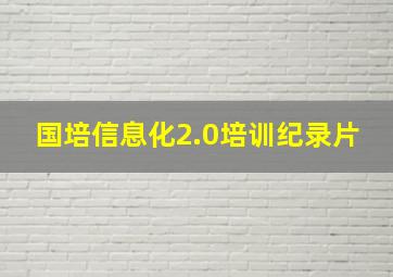 国培信息化2.0培训纪录片