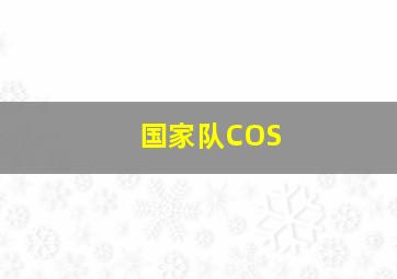 国家队COS