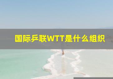 国际乒联WTT是什么组织