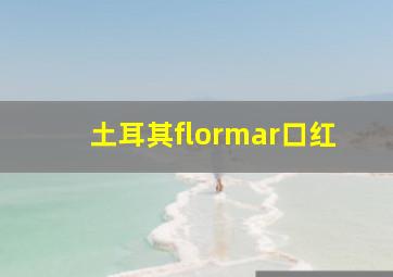 土耳其flormar口红