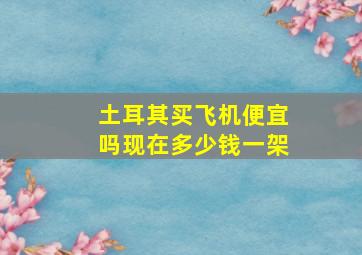 土耳其买飞机便宜吗现在多少钱一架