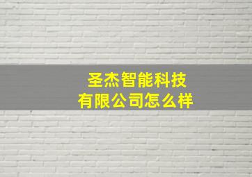 圣杰智能科技有限公司怎么样