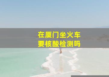 在厦门坐火车要核酸检测吗