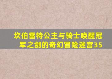 坎伯雷特公主与骑士唤醒冠军之剑的奇幻冒险迷宫35