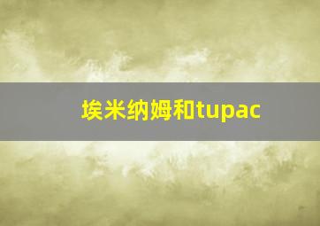 埃米纳姆和tupac