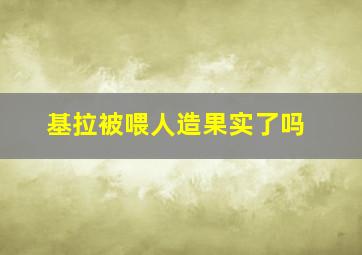 基拉被喂人造果实了吗