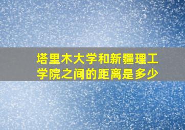 塔里木大学和新疆理工学院之间的距离是多少