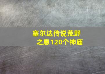 塞尔达传说荒野之息120个神庙