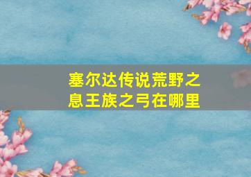 塞尔达传说荒野之息王族之弓在哪里