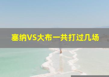 塞纳VS大布一共打过几场