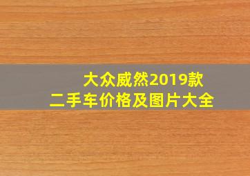 大众威然2019款二手车价格及图片大全