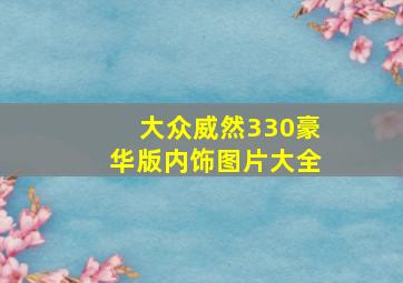 大众威然330豪华版内饰图片大全