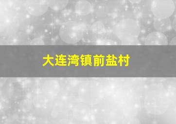 大连湾镇前盐村